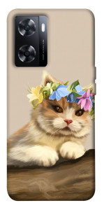 Чехол Cat in flowers для OnePlus Nord N20 SE