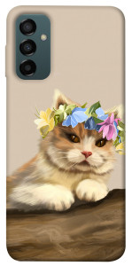 Чехол Cat in flowers для Galaxy M34 5G