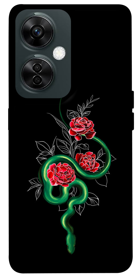 Чохол Snake in flowers для OnePlus Nord CE 3 Lite