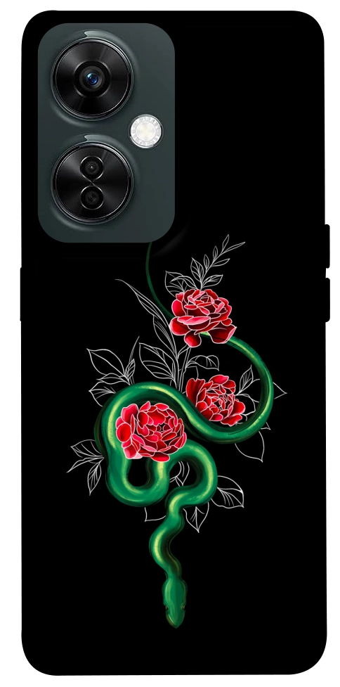 Чехол Snake in flowers для OnePlus Nord CE 3 Lite