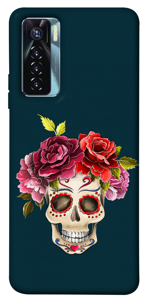 

Чохол Flower skull для TECNO Camon 17 Pro 1619579