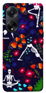 Чехол Yoga skeletons для Oppo A98