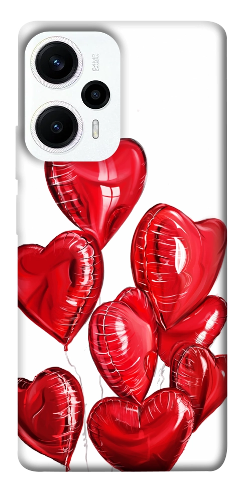 Чехол Heart balloons для Xiaomi Poco F5