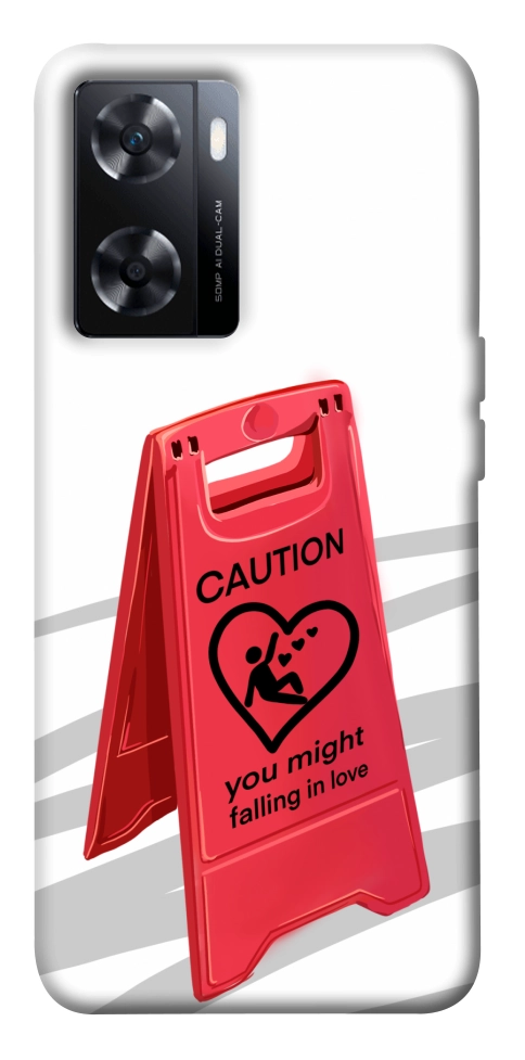 Чехол Caution falling in love для OnePlus Nord N20 SE