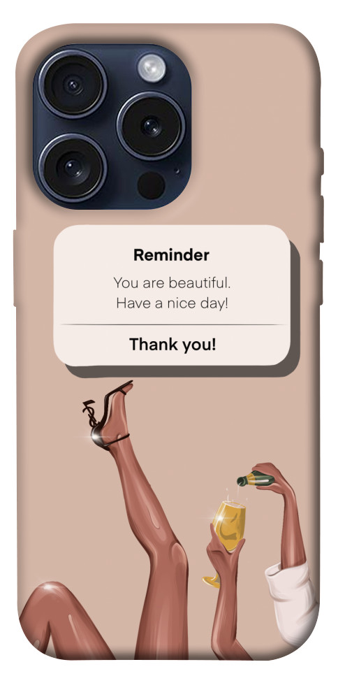 

Чехол Beautiful reminder для iPhone 15 Pro 1620092