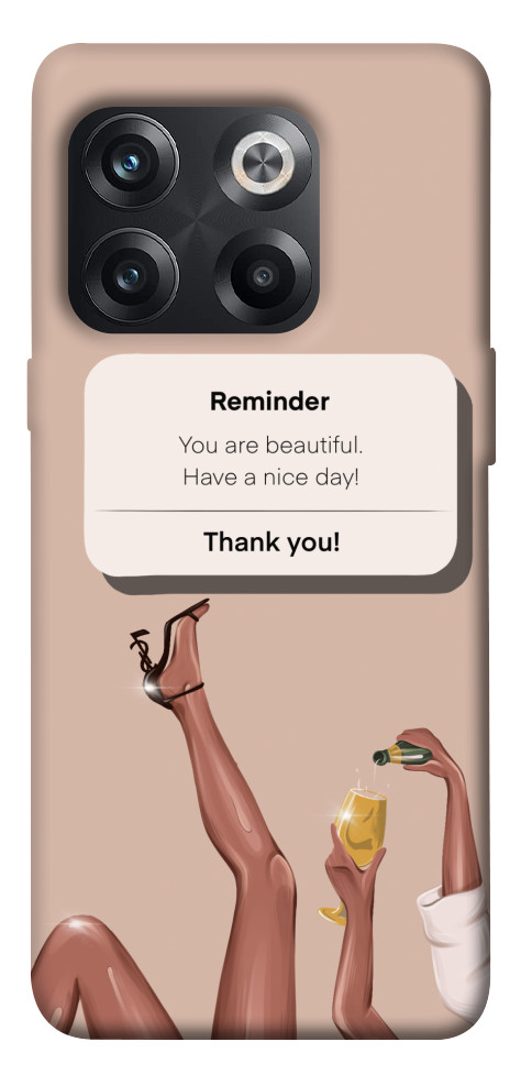 

Чехол Beautiful reminder для OnePlus 10T 1620095