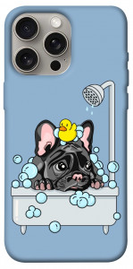 Чехол Dog in shower для iPhone 15 Pro Max