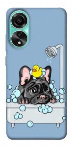 Чохол Dog in shower для Oppo A78 4G