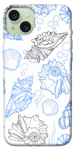 Чехол Морские ракушки для iPhone 15 Plus