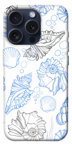 Чехол Морские ракушки для iPhone 15 Pro