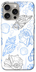 Чехол Морские ракушки для iPhone 15 Pro Max