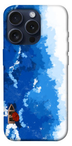 Чехол Морские волны для iPhone 15 Pro