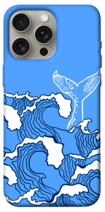 Чехол Голубой кит для iPhone 15 Pro Max