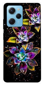 Чехол Flowers on black для Xiaomi Poco X5 Pro 5G
