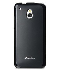 #TPU чехол Melkco Poly Jacket для HTC One mini 2 (+ мат.пленка) (Черный (Soft touch))