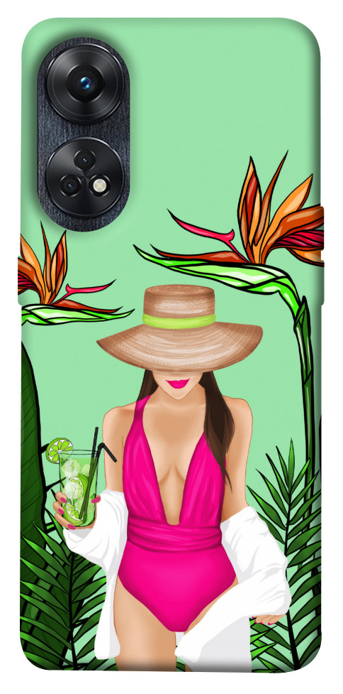 

Чехол Tropical girl для Oppo Reno 8 T 4G 1636750