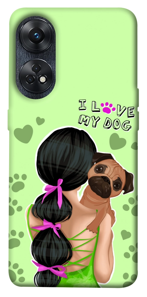 Чехол Love my dog для Oppo Reno 8 T 4G