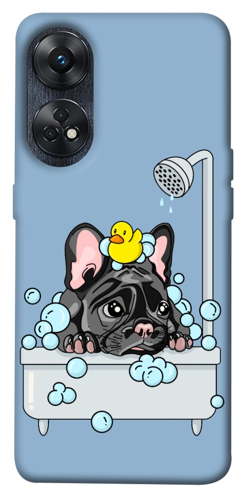 Чехол Dog in shower для Oppo Reno 8 T 4G