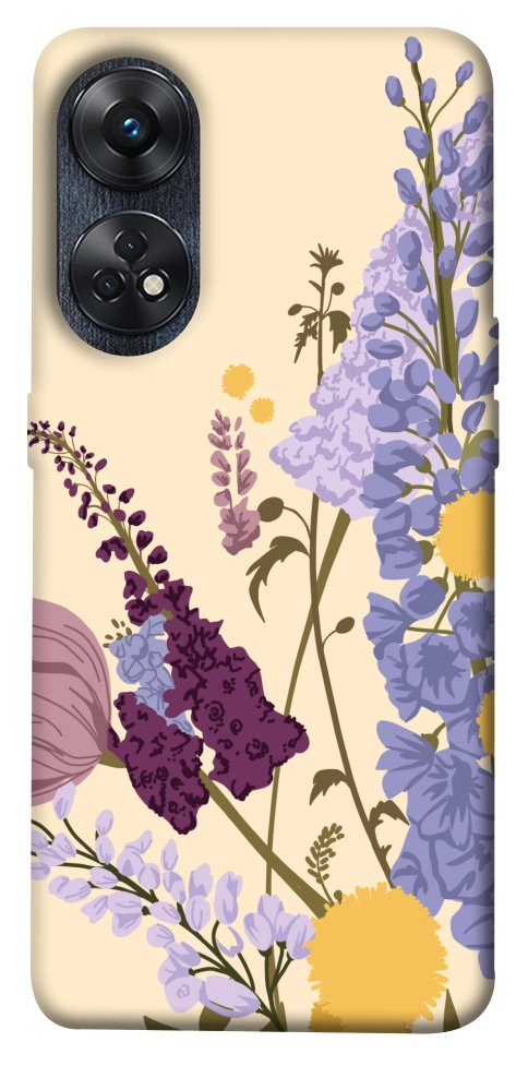 Чохол Flowers art для Oppo Reno 8 T 4G