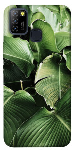 Чехол Тропическая листва для Infinix Hot 10 Lite