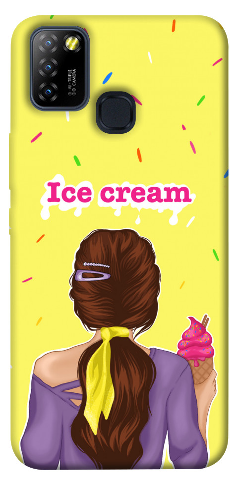 

Чехол Ice cream girl для Infinix Hot 10 Lite 1643693