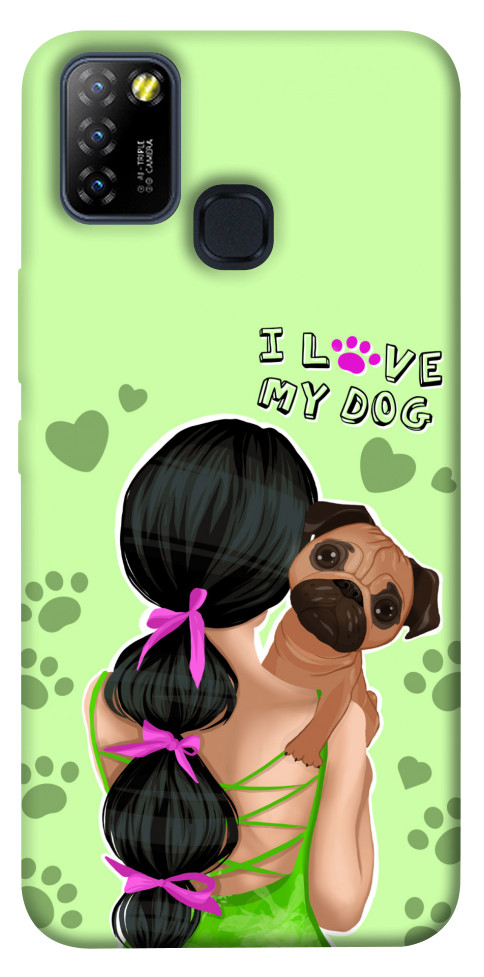 Чехол Love my dog для Infinix Hot 10 Lite