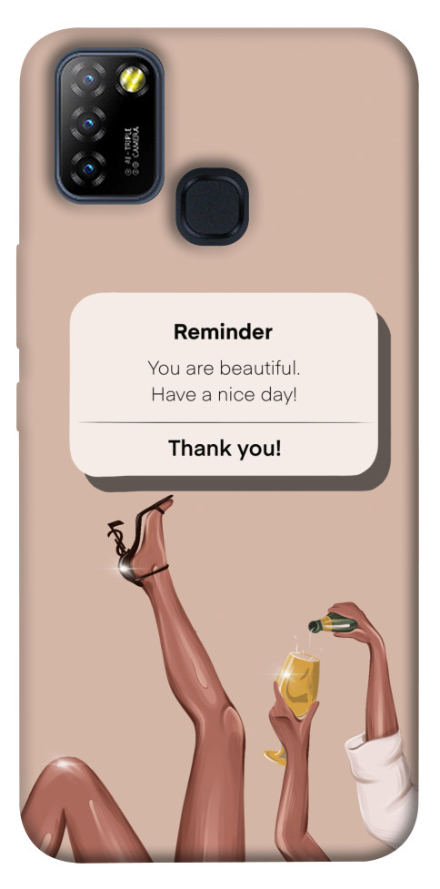 

Чохол Beautiful reminder для Infinix Hot 10 Lite 1643772