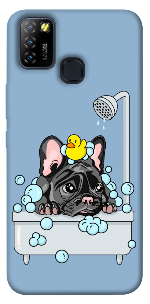 Чохол Dog in shower для Infinix Hot 10 Lite