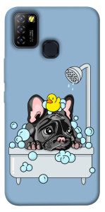 Чехол Dog in shower для Infinix Hot 10 Lite