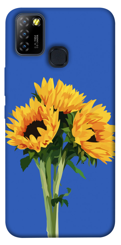 Чохол Bouquet of sunflowers для Infinix Hot 10 Lite