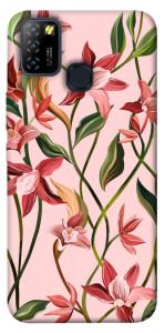 Чехол Floral motifs для Infinix Hot 10 Lite