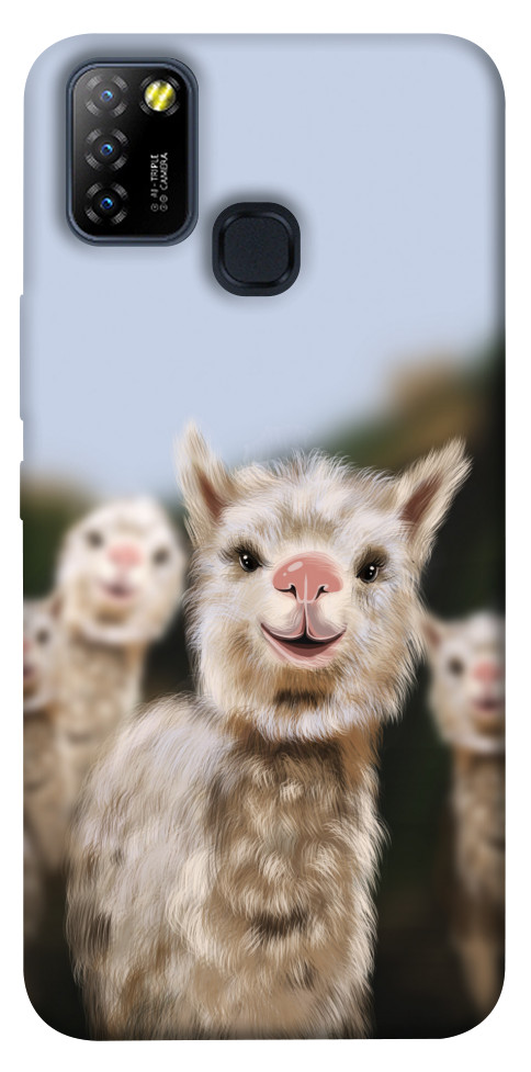 Чохол Funny llamas для Infinix Hot 10 Lite