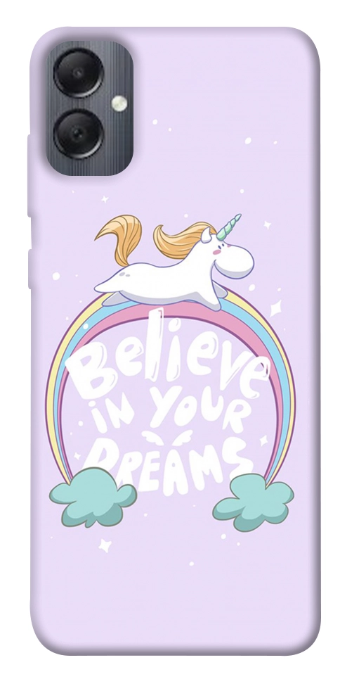 Чехол Believe in your dreams unicorn для Galaxy A05