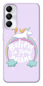 Чехол Believe in your dreams unicorn для Galaxy A05s