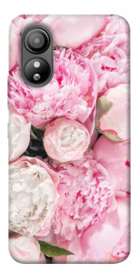 Чехол Pink peonies для ZTE Blade L220