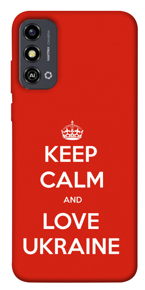 

Чехол Keep calm and love Ukraine для ZTE Blade A53 1654632