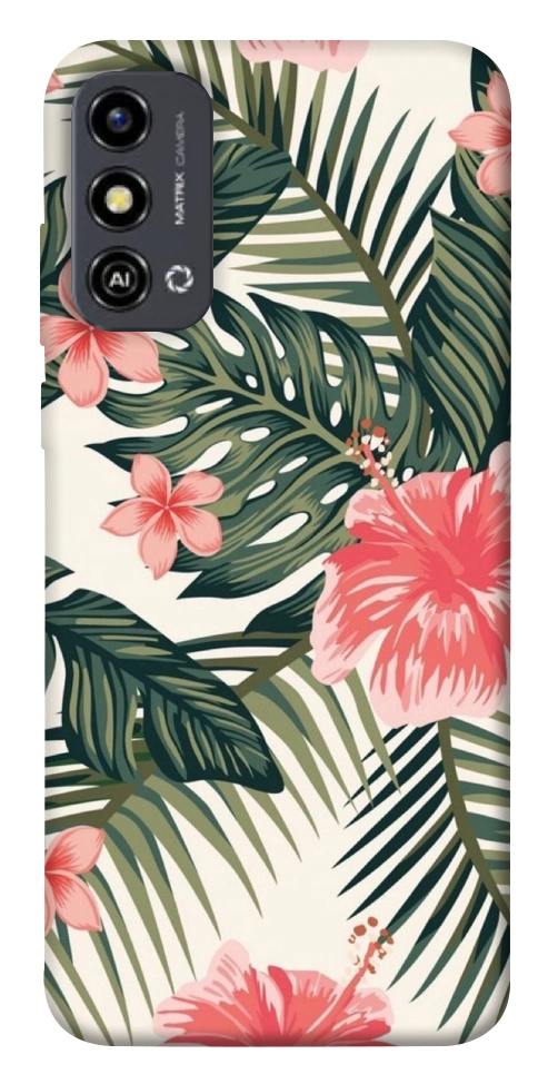 Чохол Tropic flowers для ZTE Blade A53