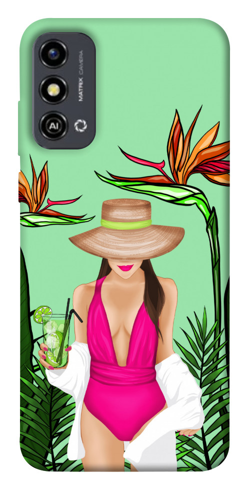 

Чехол Tropical girl для ZTE Blade A53 1654756