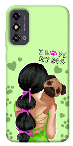 Чохол Love my dog для ZTE Blade A53