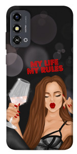 Чохол My life my rules для ZTE Blade A53