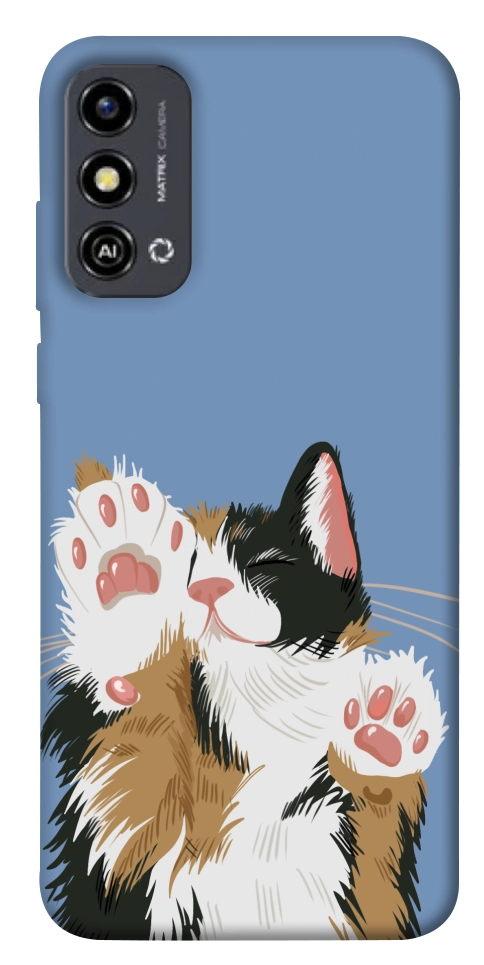 Чохол Funny cat для ZTE Blade A53