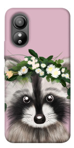 Чехол Raccoon in flowers для ZTE Blade L220