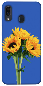 Чехол Bouquet of sunflowers для Samsung Galaxy A30