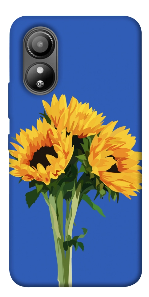 Чохол Bouquet of sunflowers для ZTE Blade L220