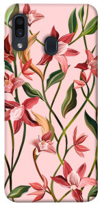 Чехол Floral motifs для Samsung Galaxy A30