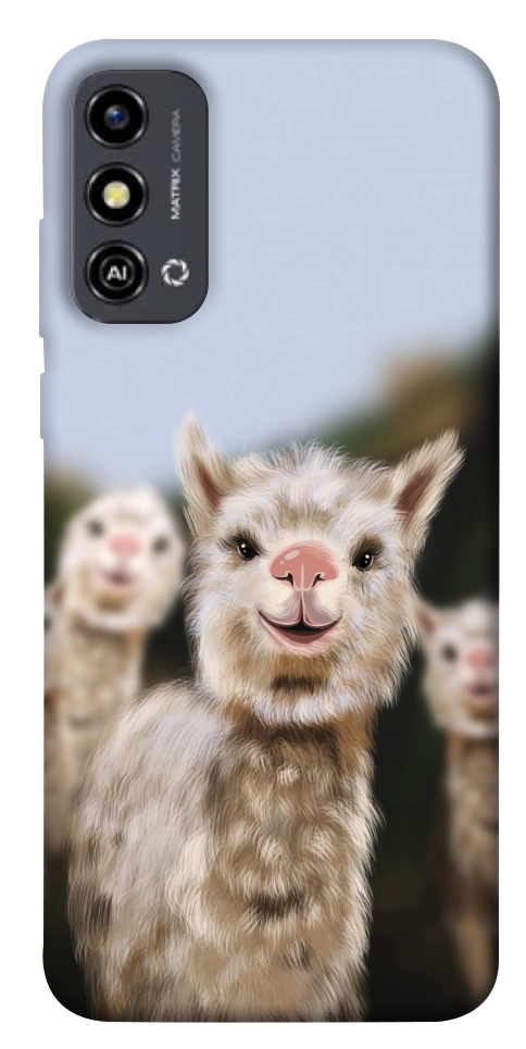 Чохол Funny llamas для ZTE Blade A53