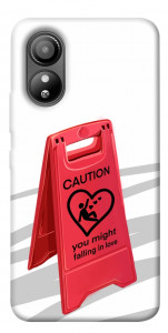 Чехол Caution falling in love для ZTE Blade L220