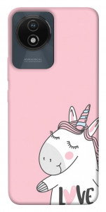 Чехол Unicorn love для Vivo Y02