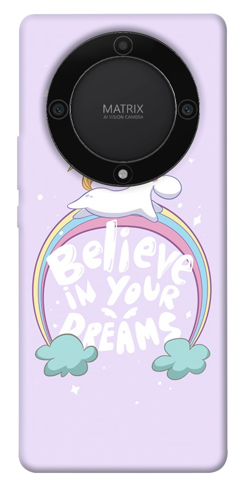 Чехол Believe in your dreams unicorn для Huawei Magic5 Lite