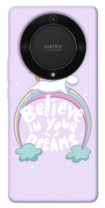 Чохол Believe in your dreams unicorn для Huawei Magic5 Lite